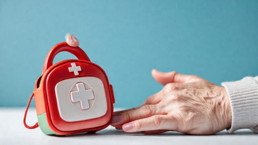 Un niño ofrece ayuda con cuidado