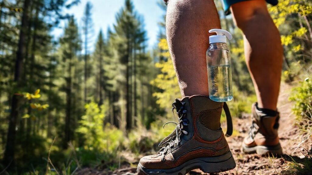 Una persona feliz disfruta de la naturaleza