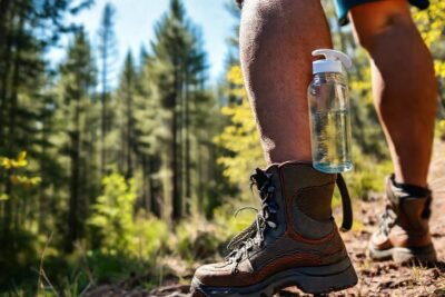 Una persona feliz disfruta de la naturaleza